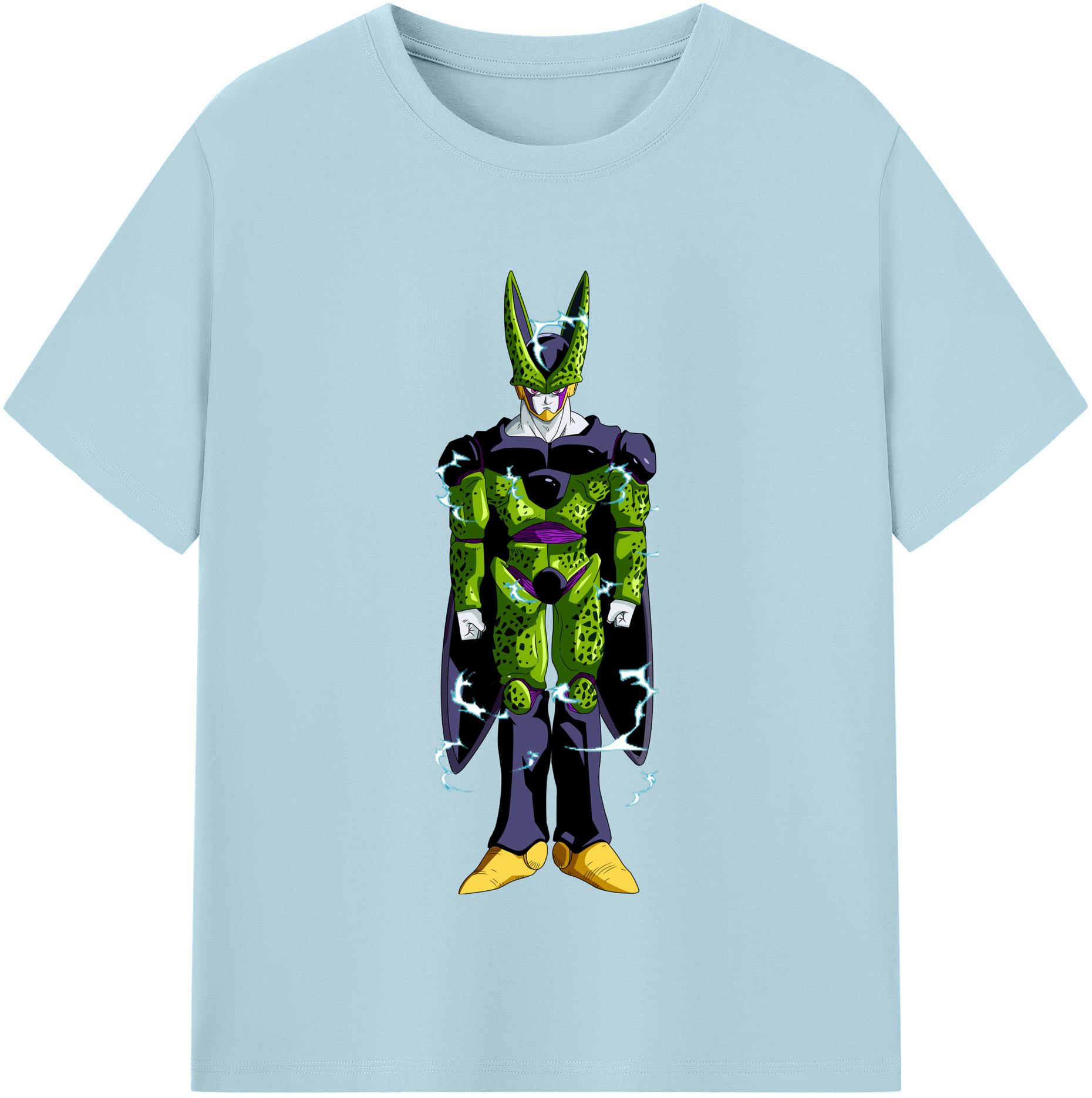 （画像用） ドラゴンボール セル DRAGON BALL Cell 綿100％半袖Tシャツ（フロントプリント）